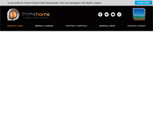 Tablet Screenshot of primehome.com.br